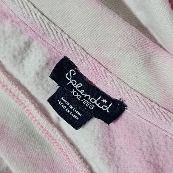Splendid Pink Tie Dye Sweatshirt - Picture 4 of 5